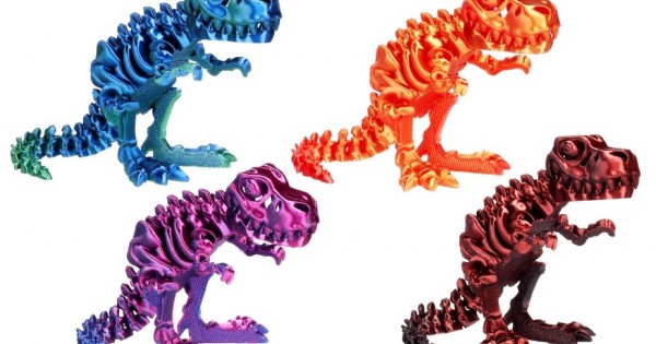 3D Printed T-Rex 18cm Assortment